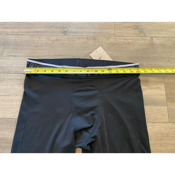 Nike Pro Dri-Fit Men's 3/4 Tights Size 2XLT Tall Black DD1919-010 Swoosh - Picture 5 of 9